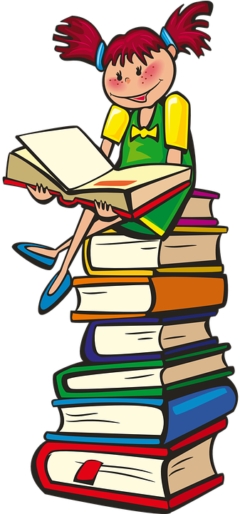 Insert Here - Reading Clipart Png (425x600)