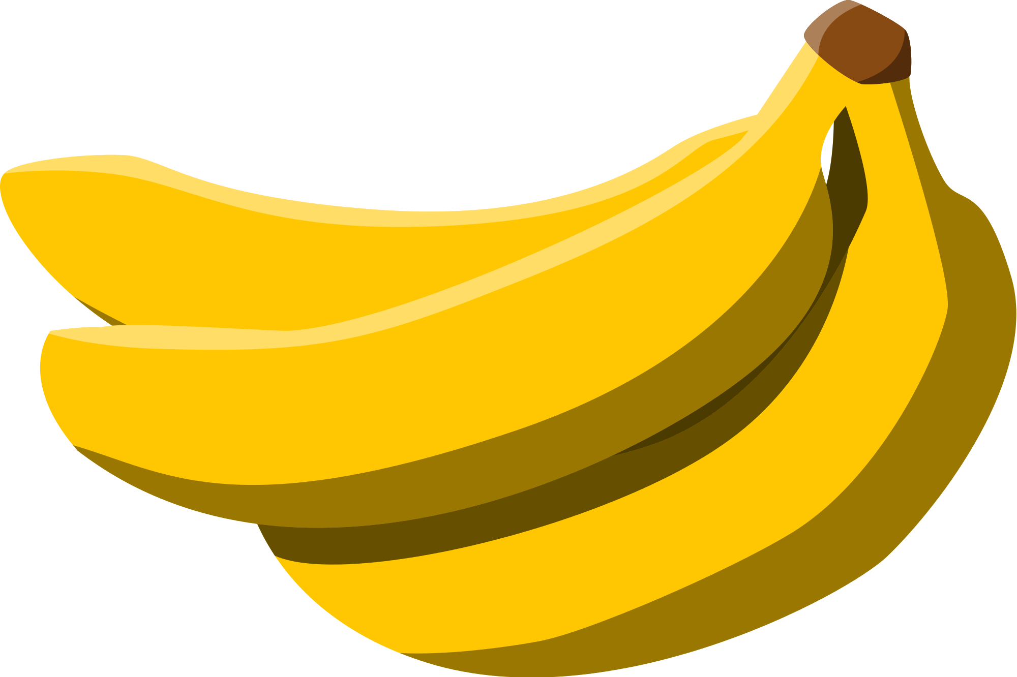 Open - Banana Png (2000x1332)