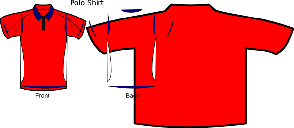 Polo Template 5s Lubetech Shirt Clip Art - Polo Template 5s Lubetech Shirt Clip Art (600x263)