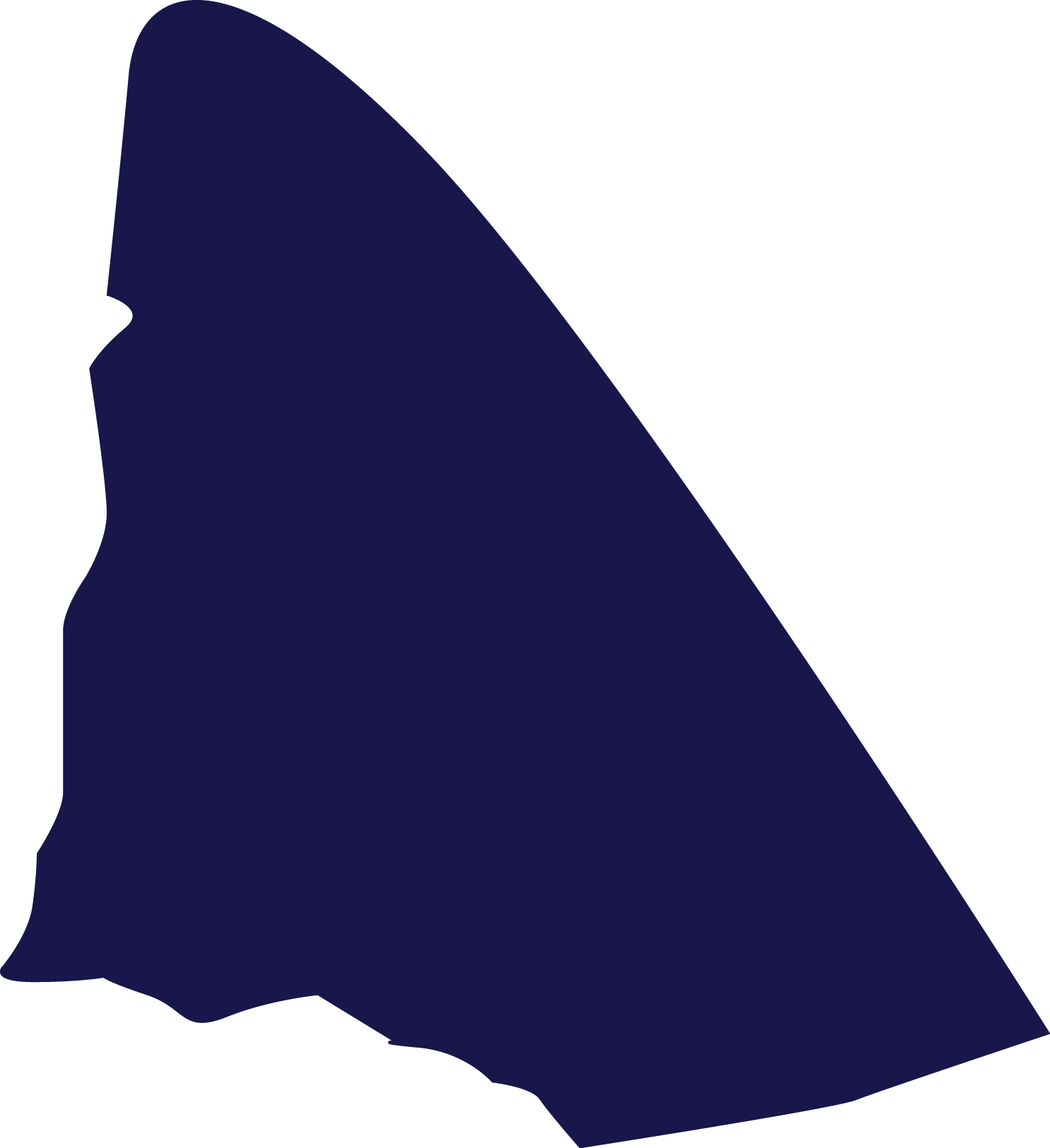 Shark Fin Showing Post Clipart - Shark Fin Clip Art (1486x1625)