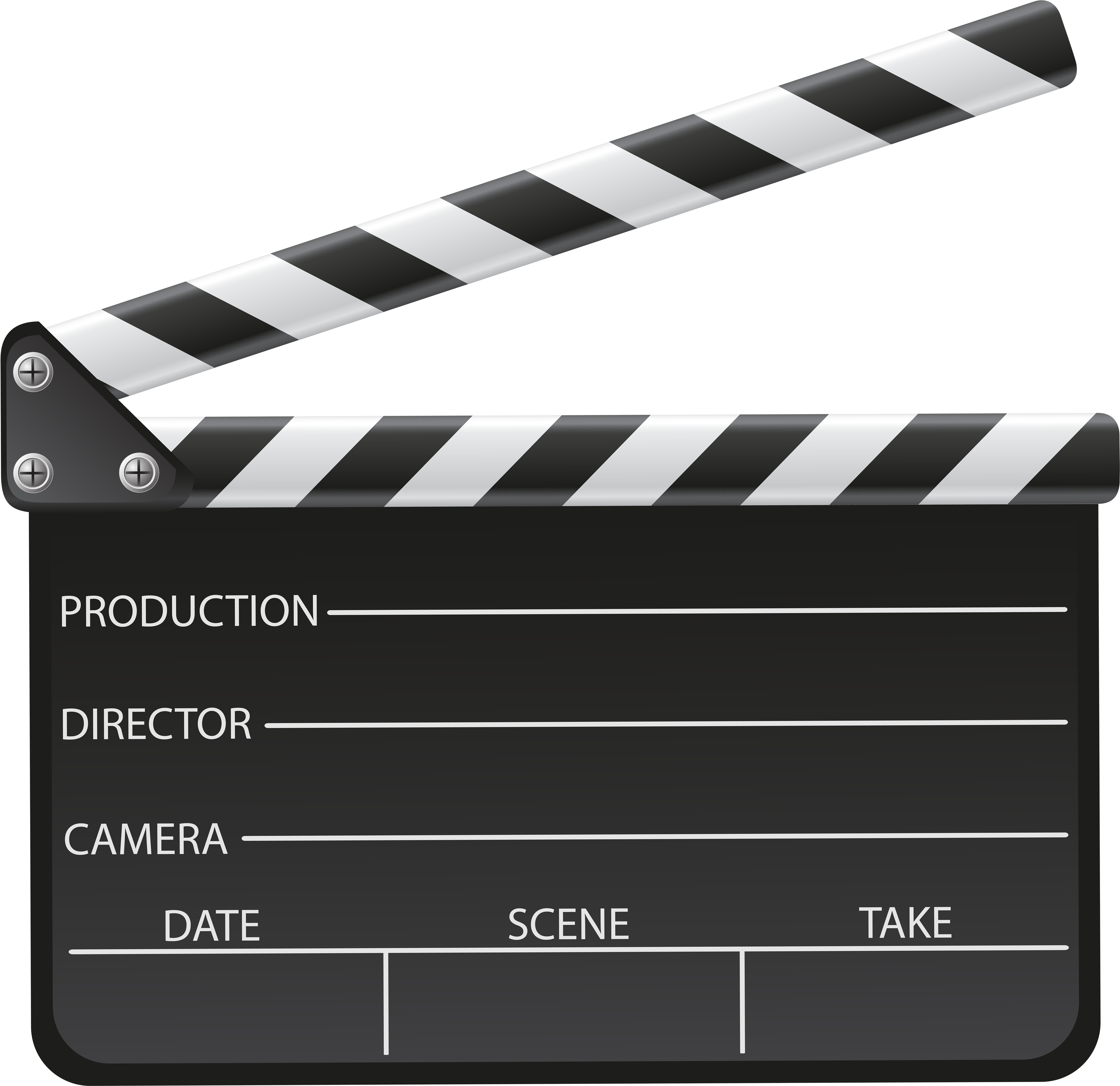 Cinema Clapboard Png Clip Art - Cinema Clapboard (6000x5842)
