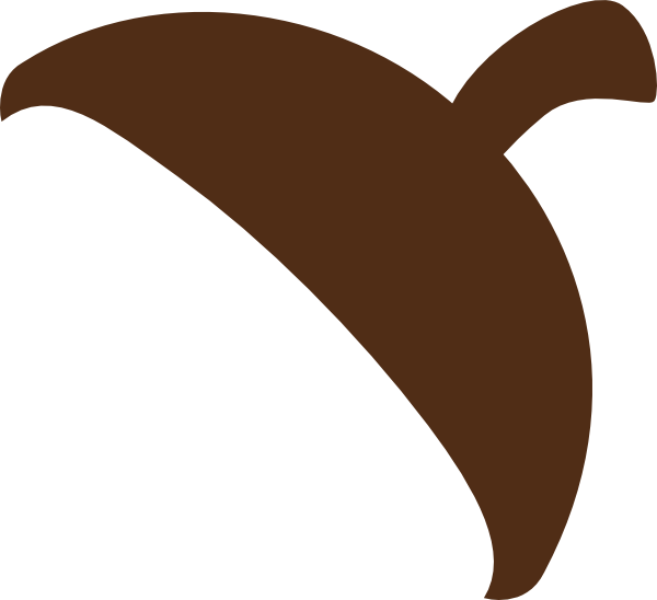 Acorn Tree Clipart - Acorn Top Png (600x548)