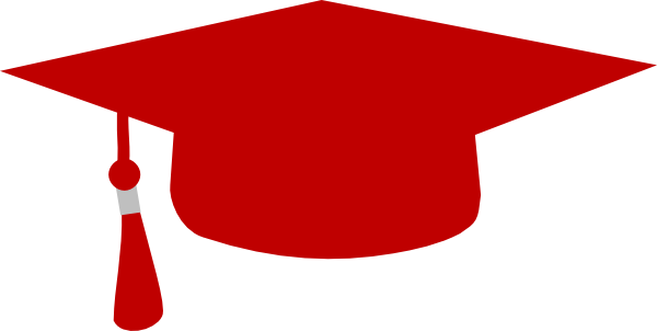 Mortarboard Clip Art - Clip Art Graduation Hat (600x302)