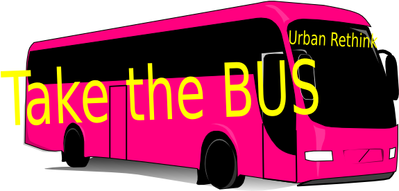 Take The Bus Clip Art - Tour Bus Clip Art (600x275)