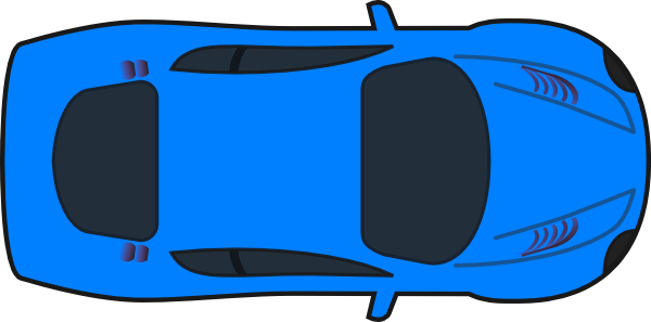 Car Icon Top Png (600x297)