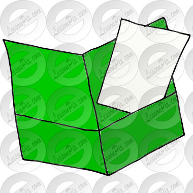 Put Paper In Folder Picture - Illustration (380x380)