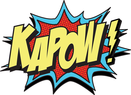 Pow Png Free Download Clip Art Free Clip Art On Clipart - Jesus Is My Superhero Trucker Hat (500x365)