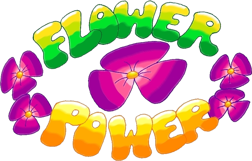 Flower Power Logo - Art (896x599)