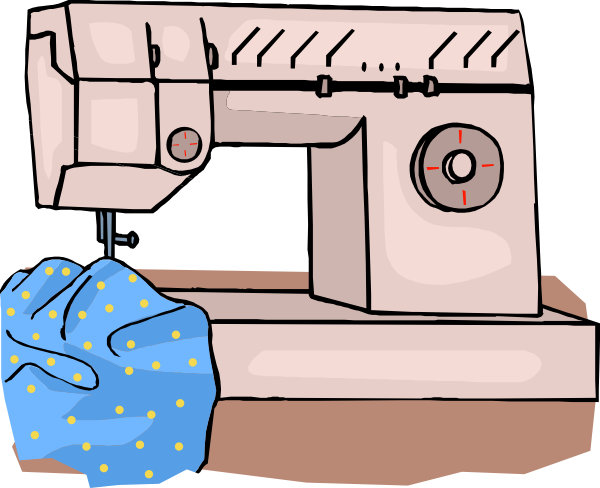 Free Vector Sewing Machine Clip Art - Sewing For Beginners: How To Sew Beautiful Sewing, (922x750)