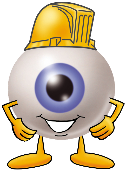 Thank You For Keeping "all Eyes On Safety " - Cartoon (545x694)