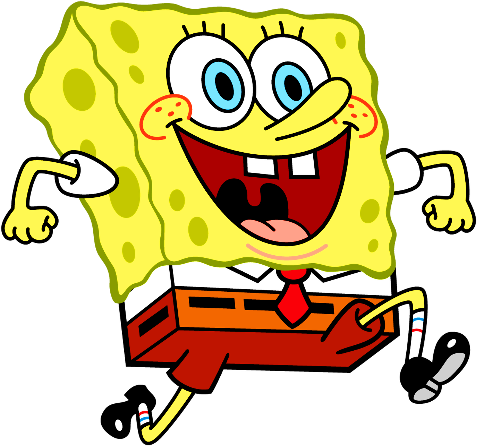 Here's A Few Sponge Bob Clip Arts I've Collected And - Clipart Spongebob Squarepants Png (1600x1497)