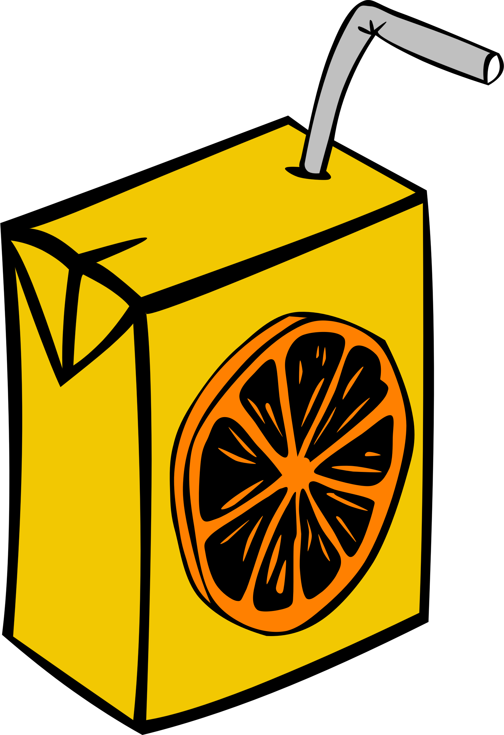 Clipart Fast Food Drinks Juice Orange - Juice Clipart (1645x2400)