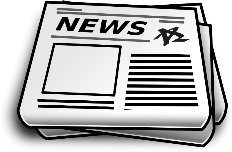 Free News - Transparent Newspaper Clip Art (800x800)