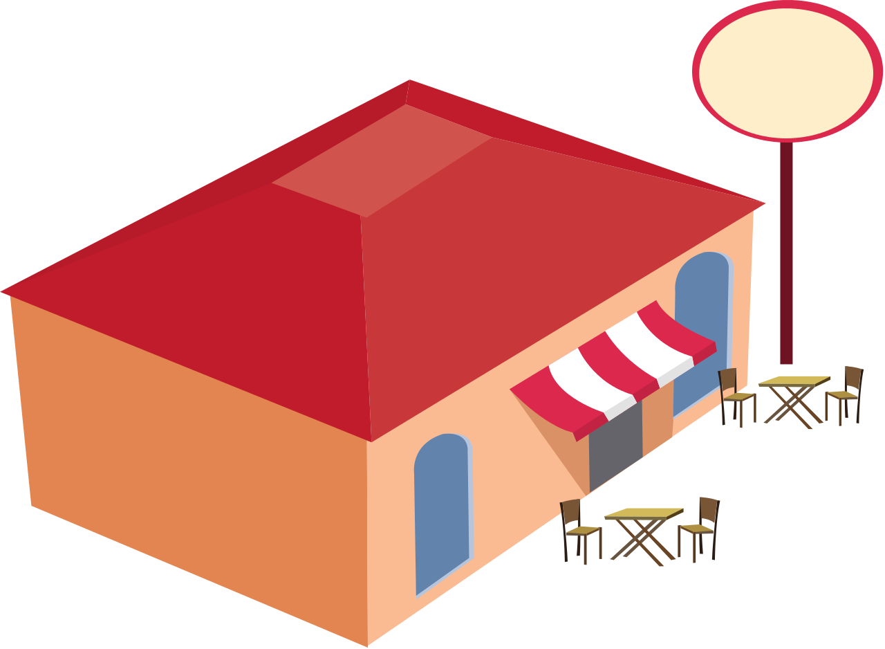 Open - Restaurant Clipart Transparent Background (1280x938)