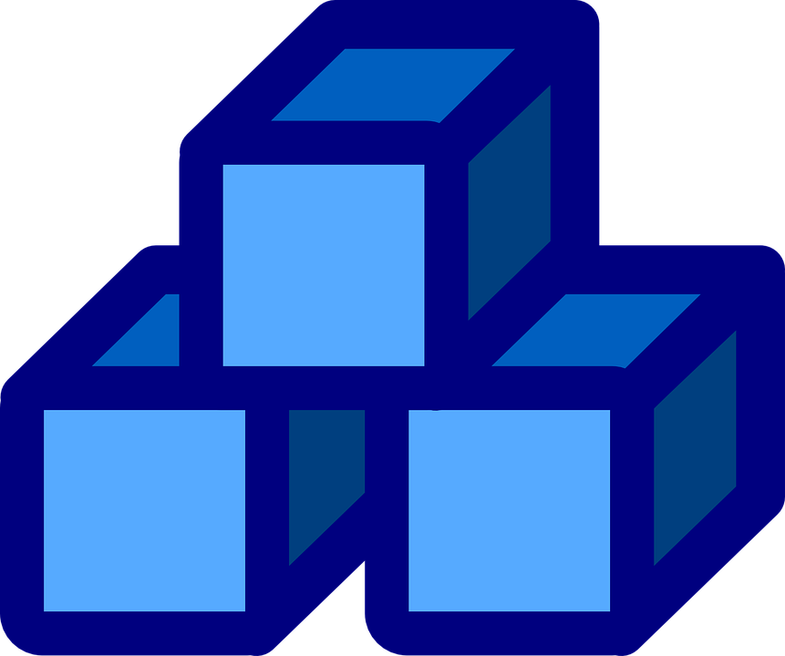 About The Data First Manifesto - Blue Blocks Clipart (861x720)