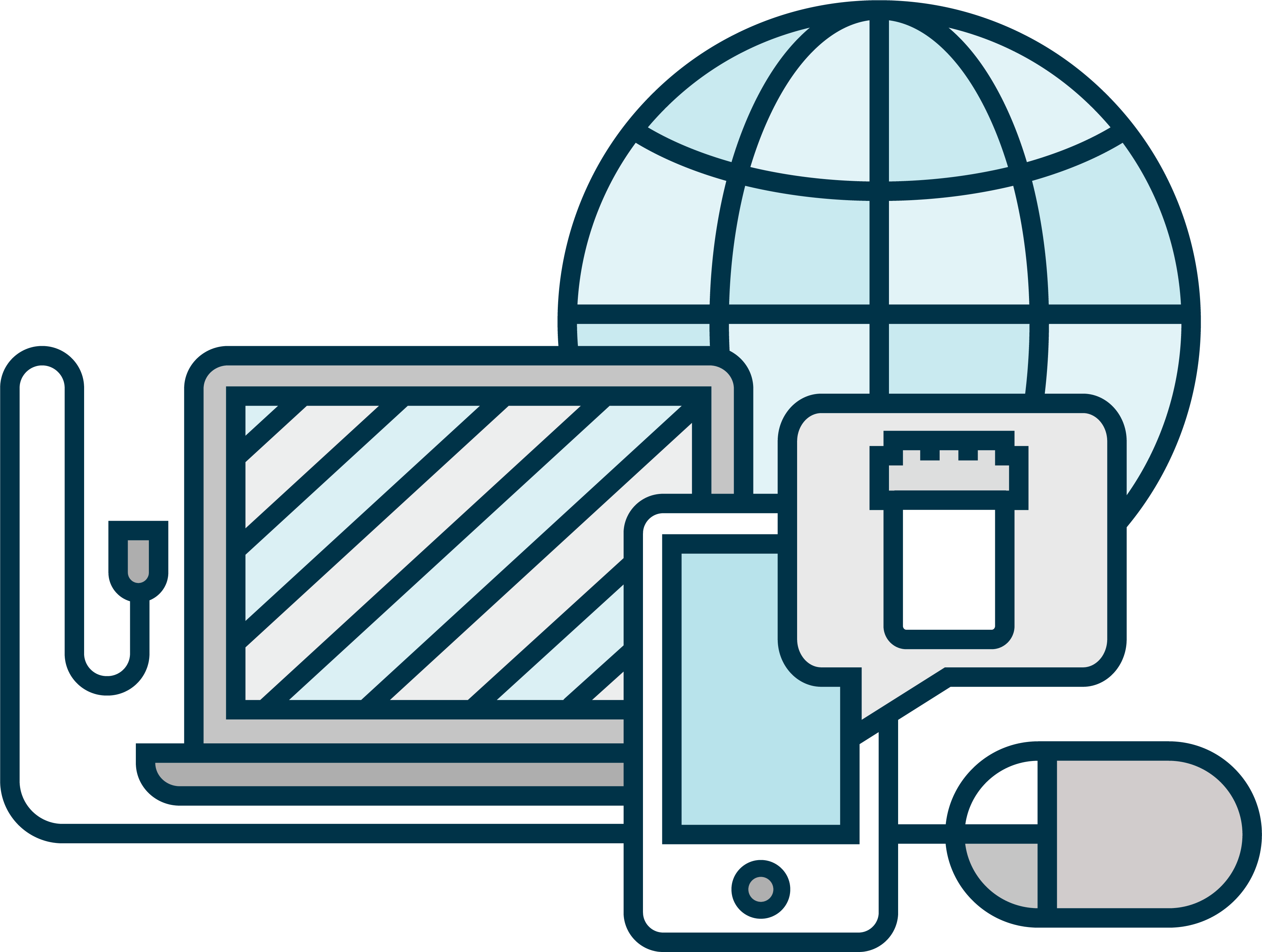 All While Streamlining Communication And Data Access Web Based Icon Png 3586x2706 Png Clipart Download