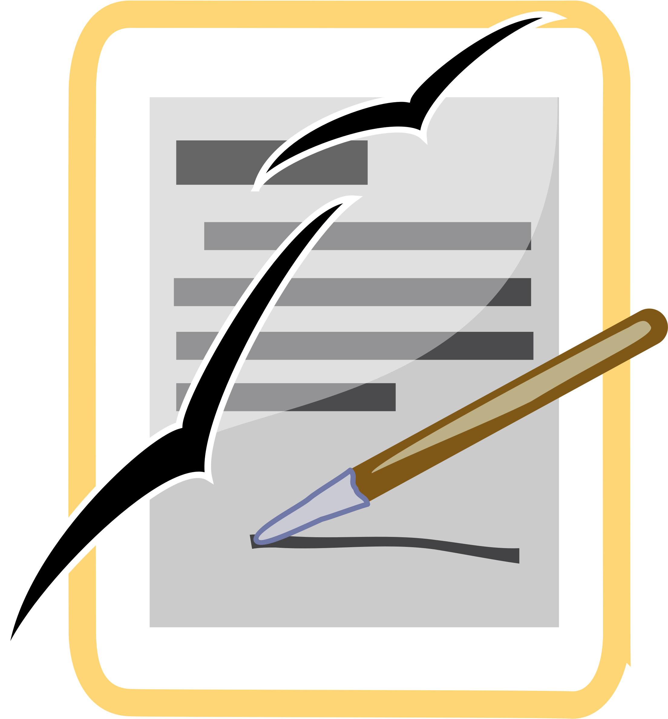 Writer Clip Art Download - Clip Art (2400x2400)