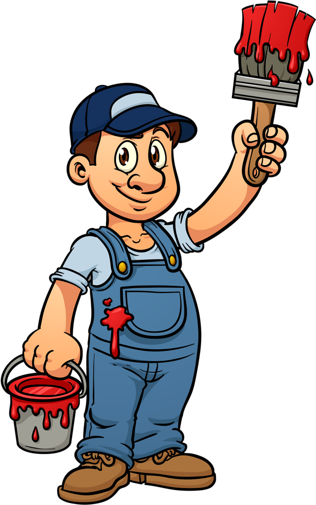 Profesiones Y Oficios - Painter Clipart (650x1024)