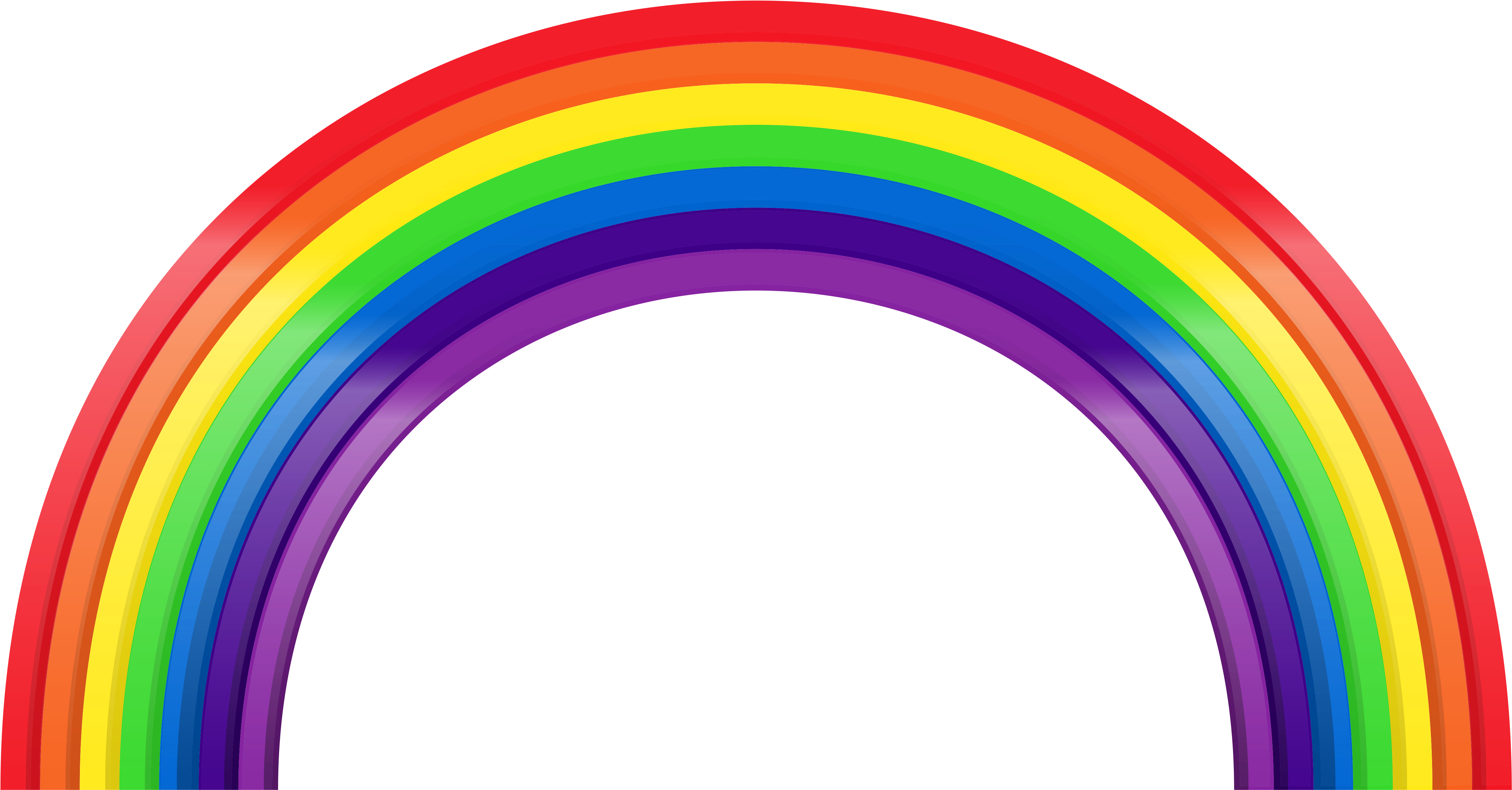 Rainbow Clip Art Cuantos Colores Tiene El Arcoiris 5168x2758 Png Clipart Download