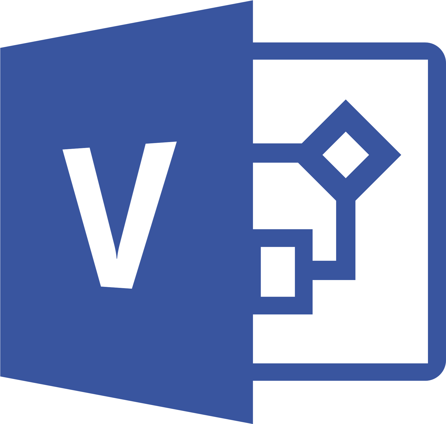Microsoft Visio - Logos De Microsoft Visio 2016 (2000x2000)