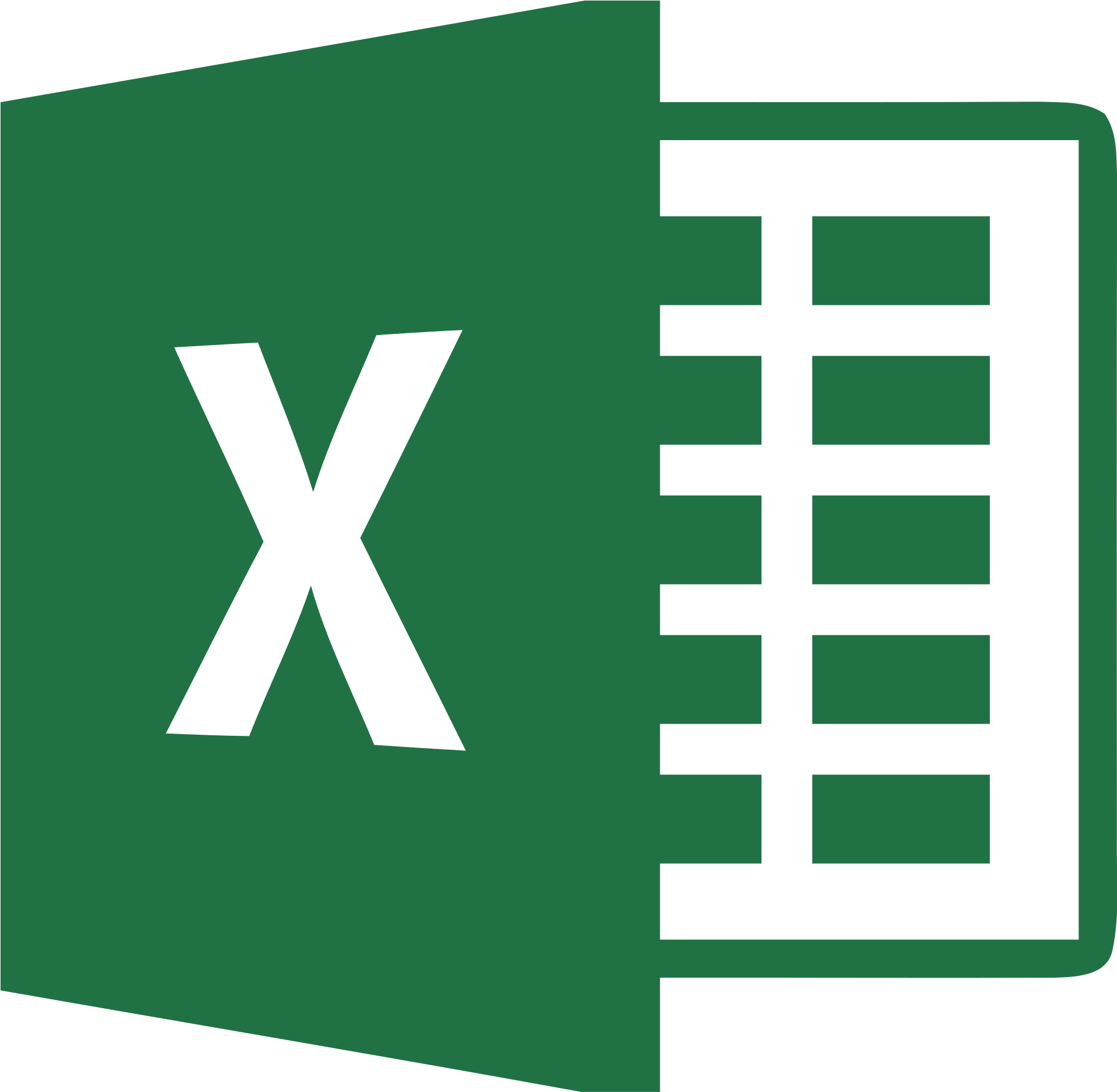 Microsoft® Office Excel® - Microsoft Excel Logo 2013 (2000x1964)