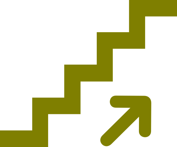 Schody Clip Art - Upstairs Clipart (600x498)