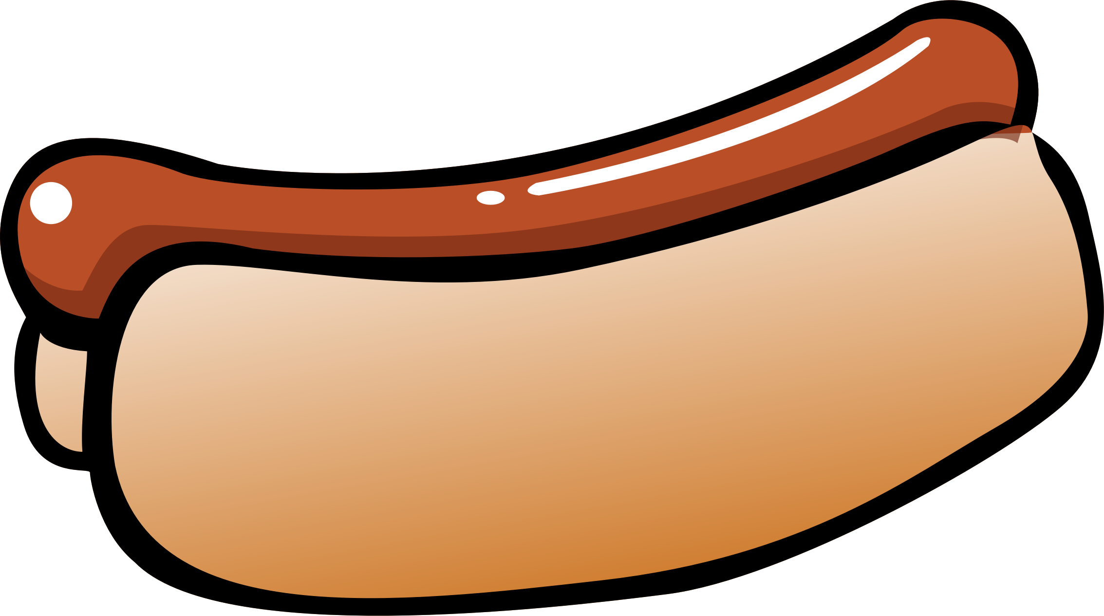 Big Image - Hot Dog Clip Art (2267x1265)