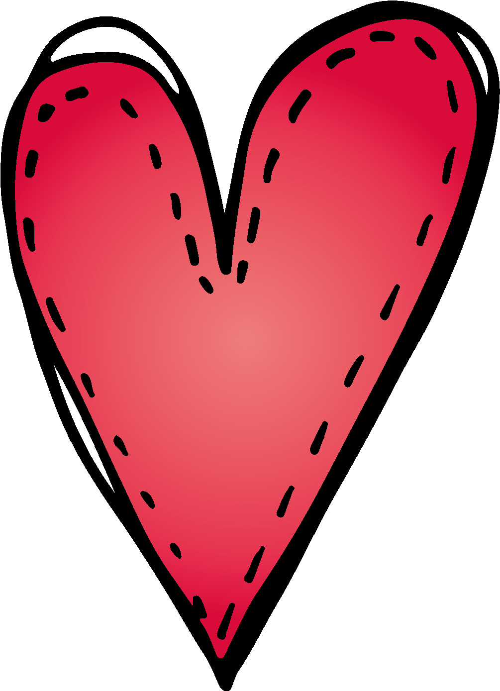 School Kids, School Stuff, Red Hearts, Heart Art, Creative - Melonheadz Heart (1107x1544)