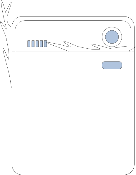 Steaming Dishwasher Clip Art Free Vector - Mobile Phone (462x594)