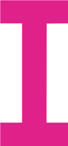 Barbie Pink Letter I Icon - Letter I Color Pink (512x512)