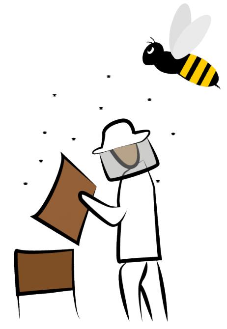 Imker Clipart - Imker Clipart (462x670)
