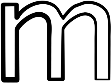 Letter M Clipart Black And White Clipartxtras - Black And White M (512x512)