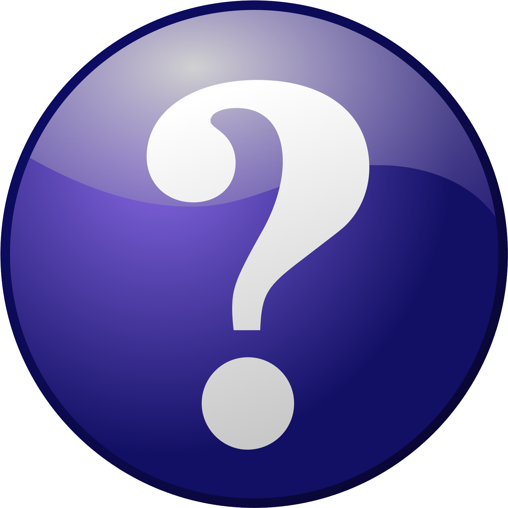 Unknown Clipart Question Mark - Info Clipart (2400x2400)