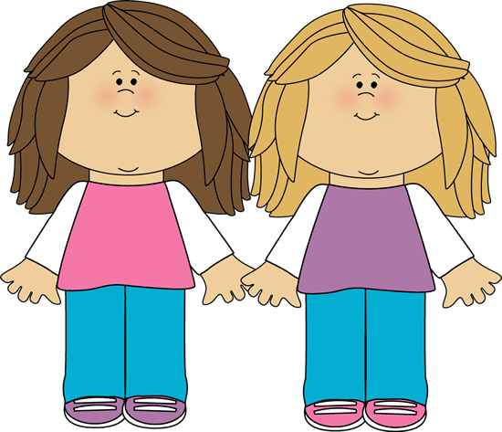 Sisters Clipart - Clip Art Sisters (550x473)