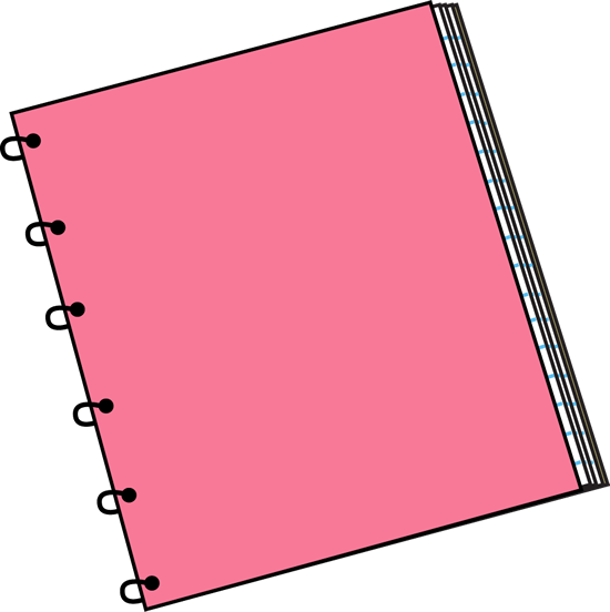 Other Popular Clip Arts - Cartoon Notebook Transparent Background (550x552)