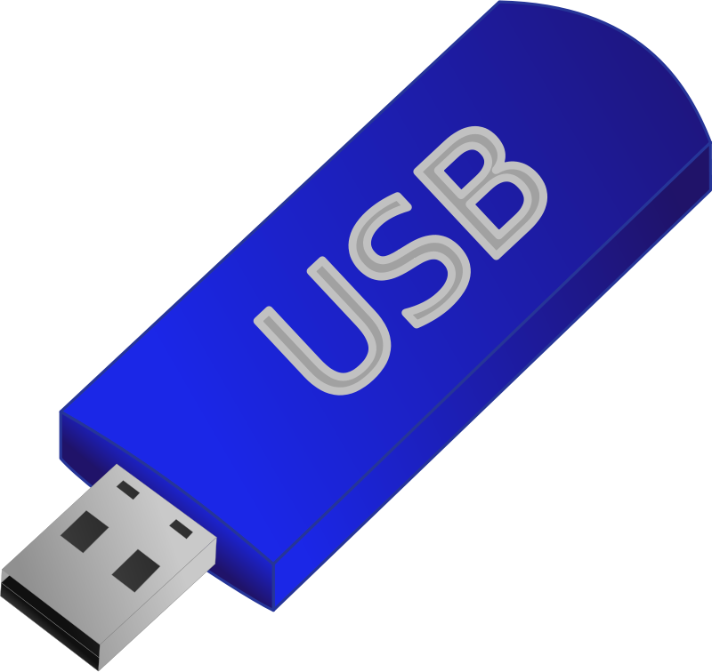 Clipart Computer Flash Drive Usb Clip Art At Clker - Usb Pen Drive (958x904)