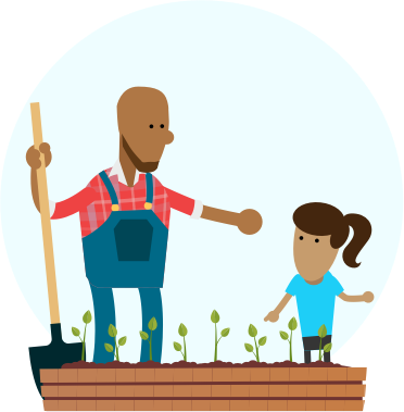 Summer Stride - Cartoon (372x379)