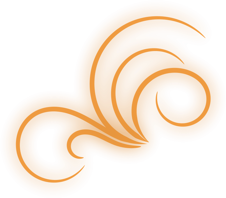 Glow Clip Art Download - Orange Flourish (800x702)