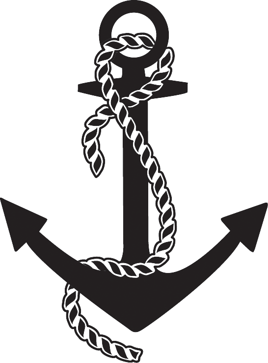 Anchor Symbol Meaning Clipart - Delta Gamma Anchor (546x738)