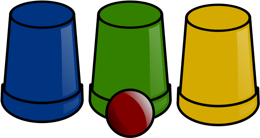 How To Set Use Cups And Ball Svg Vector - 3 Cups And A Ball (900x900)