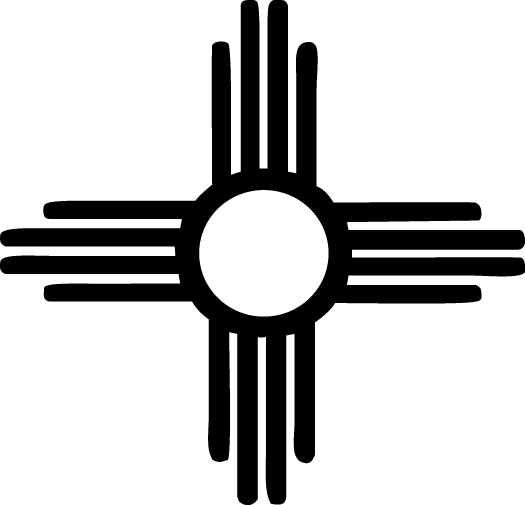 Zia Symbol Clipart - Native American Sun Symbol Meaning (525x505)
