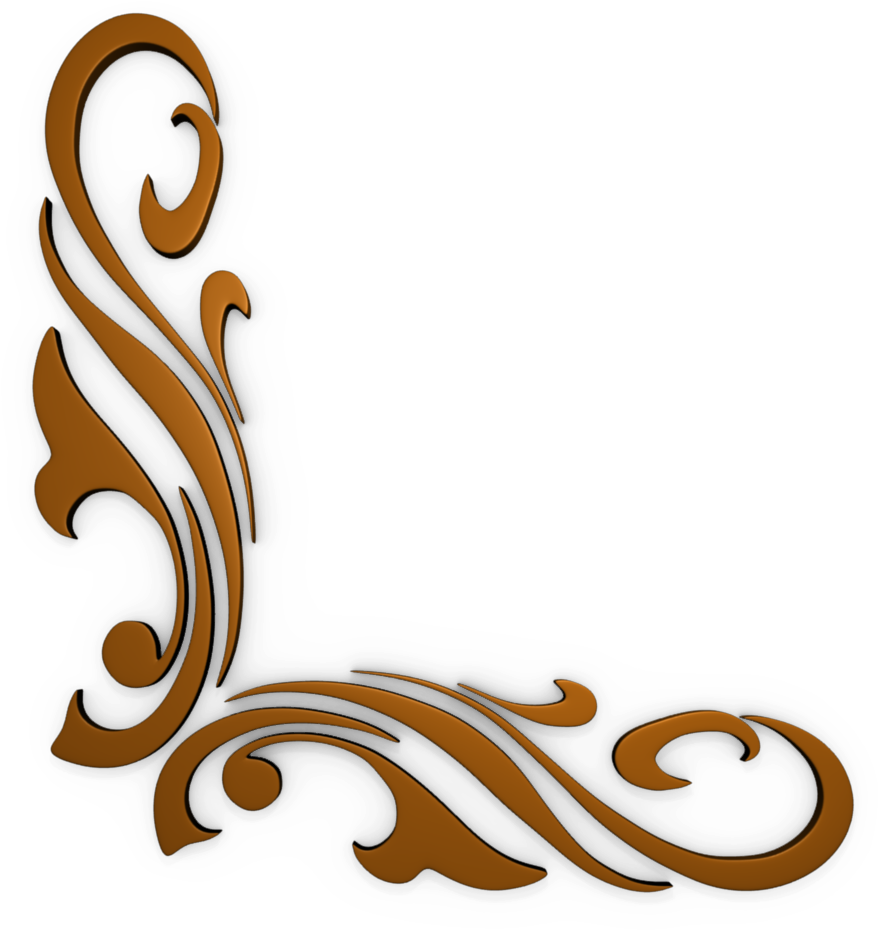 Note Scrolls Clipart - Corner Scroll Clip Art - (1024x1024) Png Clipart ...
