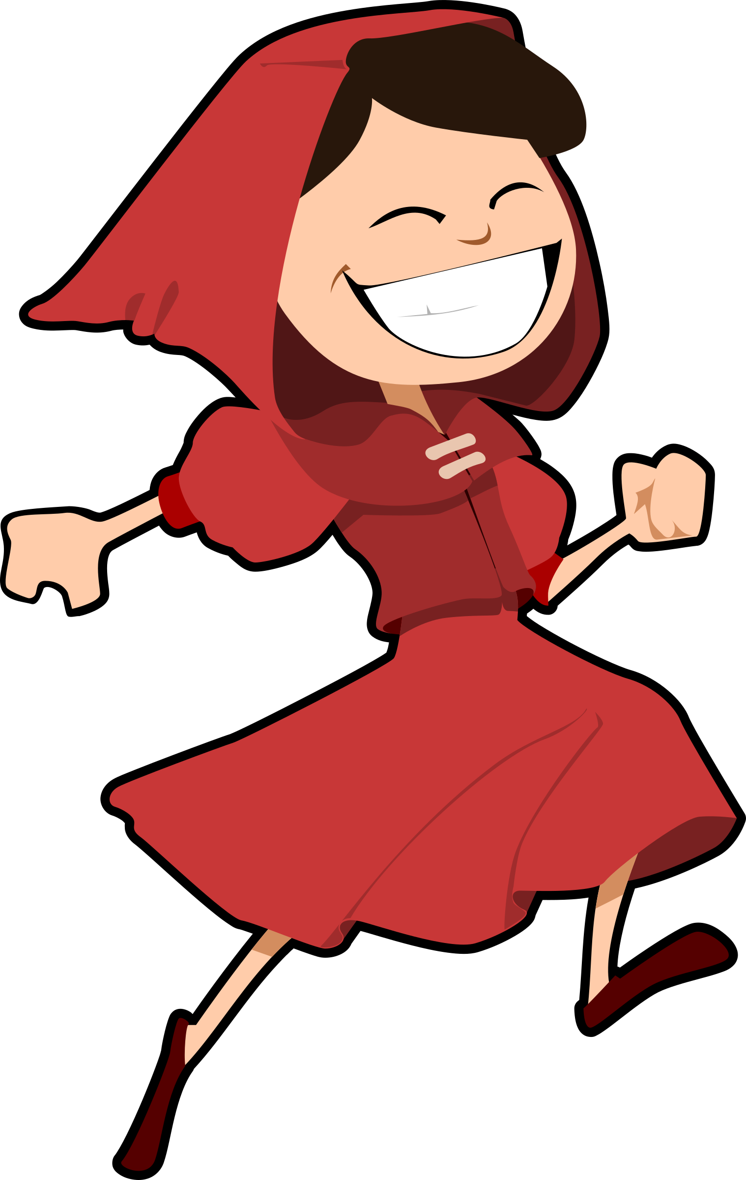 Big Image - Red Riding Hood Cartoon (1518x2400)