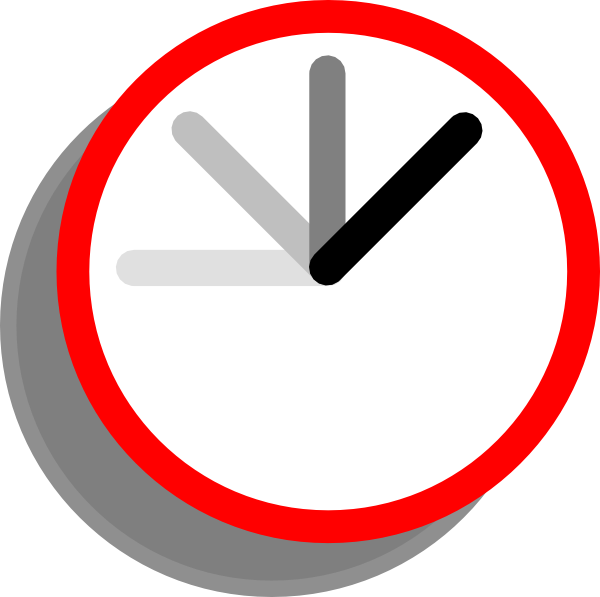 Ticking Clock Clipart (600x597)