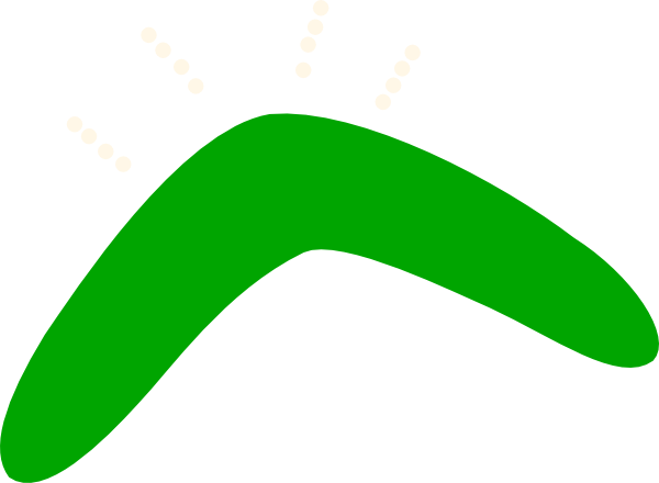Boomerang Clip Art - Bumerang Png (600x440)