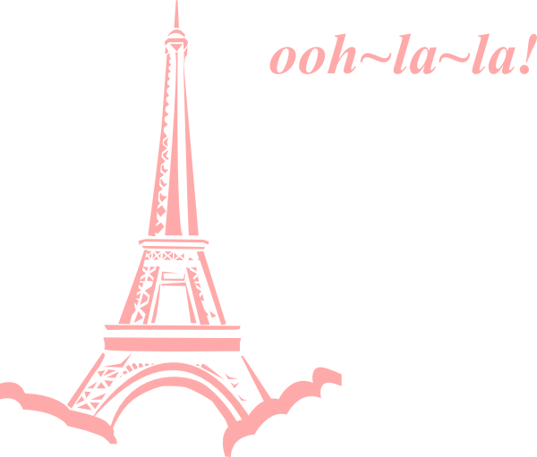 Wallpaper Clipart Eiffel Tower - Eiffel Tower Clip Art (600x511)