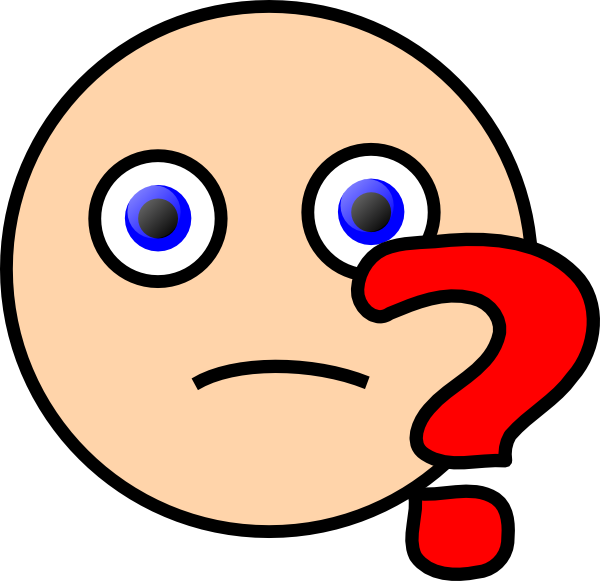 Questionmark Clip Art - Question Mark Clipart Funny (600x581)