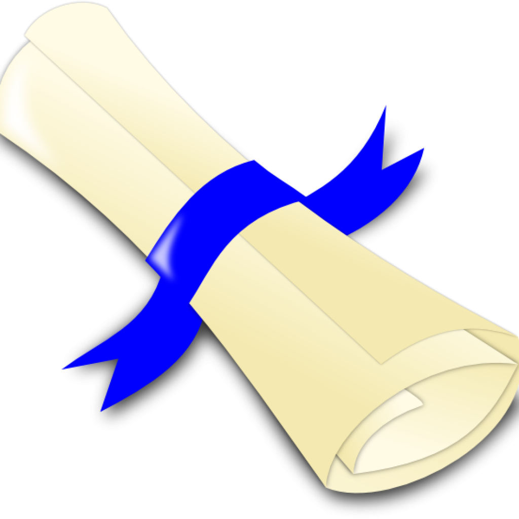 Diploma Clip Art Diploma Clip Art At Clker Vector Clip - Bts Ag Pme Pmi (1024x1024)