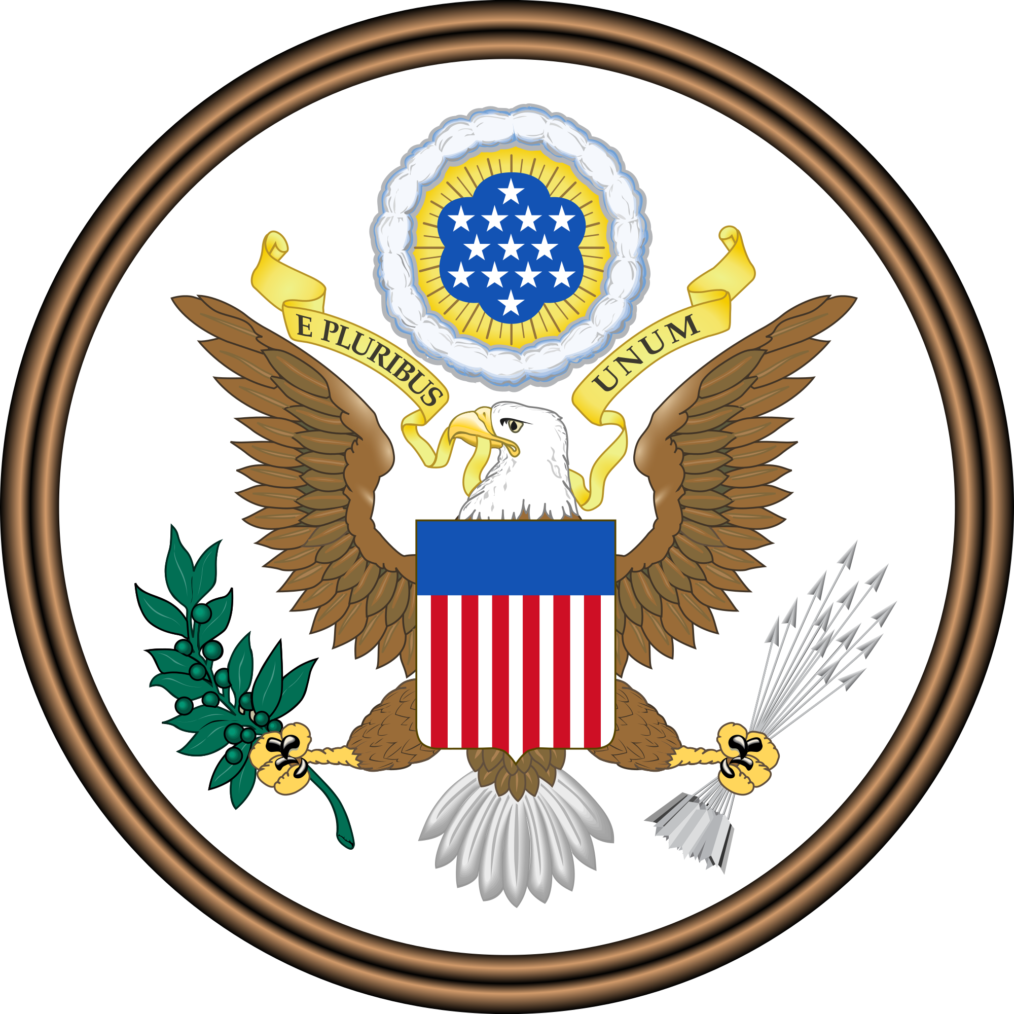 Usa Clipart Us Government - National Symbol Of Usa (2000x2000)