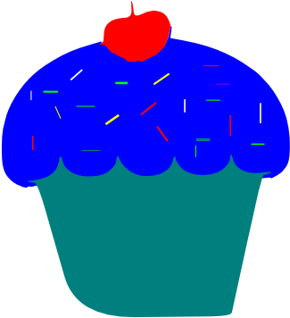 Blue Cupcake Clip Art Hd Walls Find Wallpapers Pmivb0 - Blue Cupcake Clip Art Hd Walls Find Wallpapers Pmivb0 (600x463)